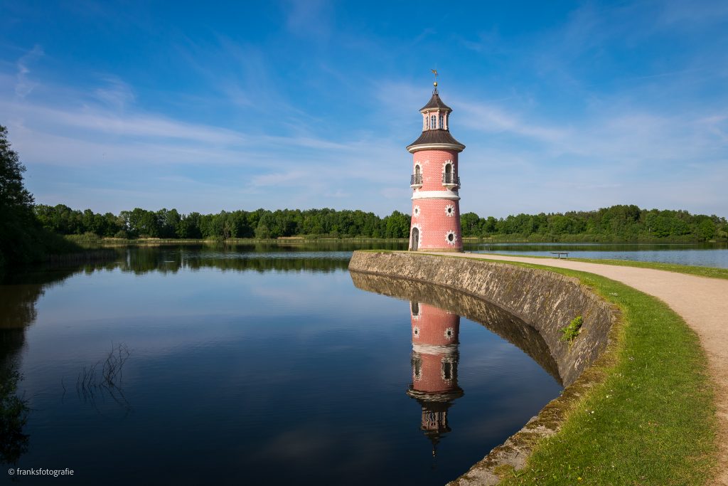 Leuchtturm und Mole Schloss Moritzburg Leuchtturm
