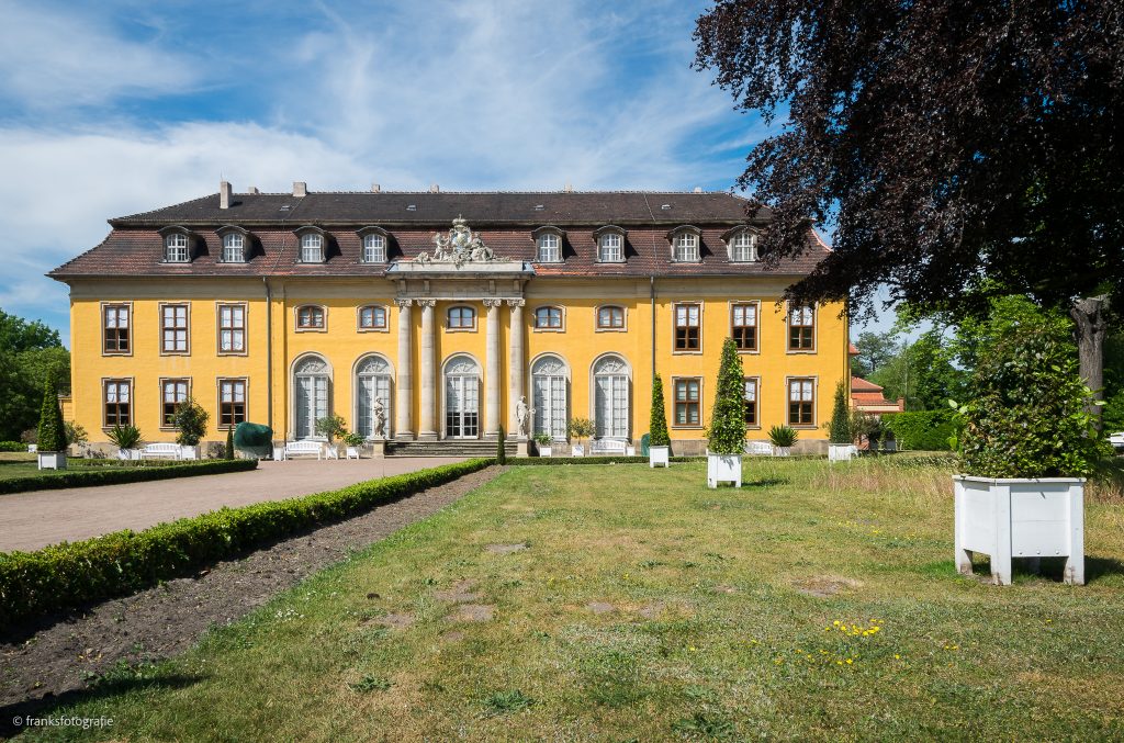 Die Gartenfront Schloss Mosigkau Dessau-Wörlitz
