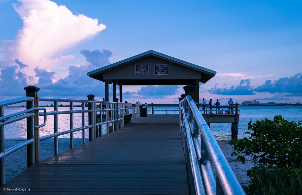 Fishing Pier Sonnenaufgang in Florida