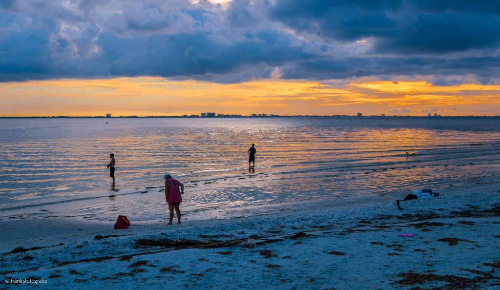 Morgens auf Sanibel Island Sonnenaufgang in Florida Sanibel Island