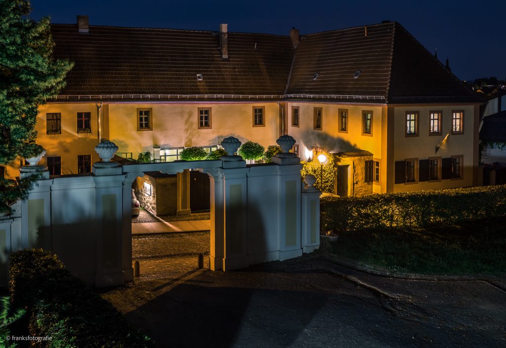 Hofgärtnerei in der Nacht Schloss Altenburg erkunden Hofgärtnerei