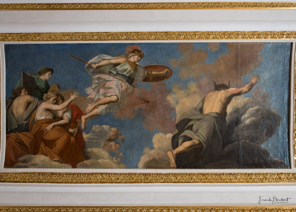 Deckengemälde Festsaal Schloss Caputh erkunden Festsaal