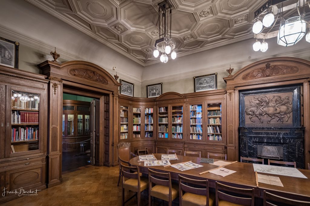 Bibliothek mit Blick ins Jagdzimmer Schloss Altenburg die neuen Gemächer