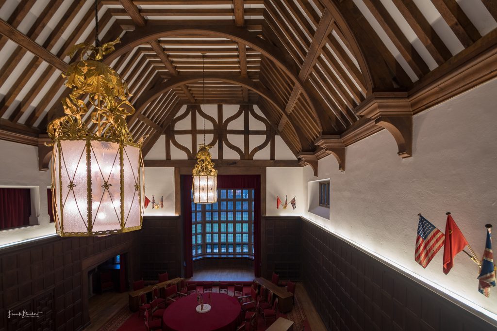 Wohnhalle im Schloss die kronprinzlichen Privaträume im Schloss Cecilienhof