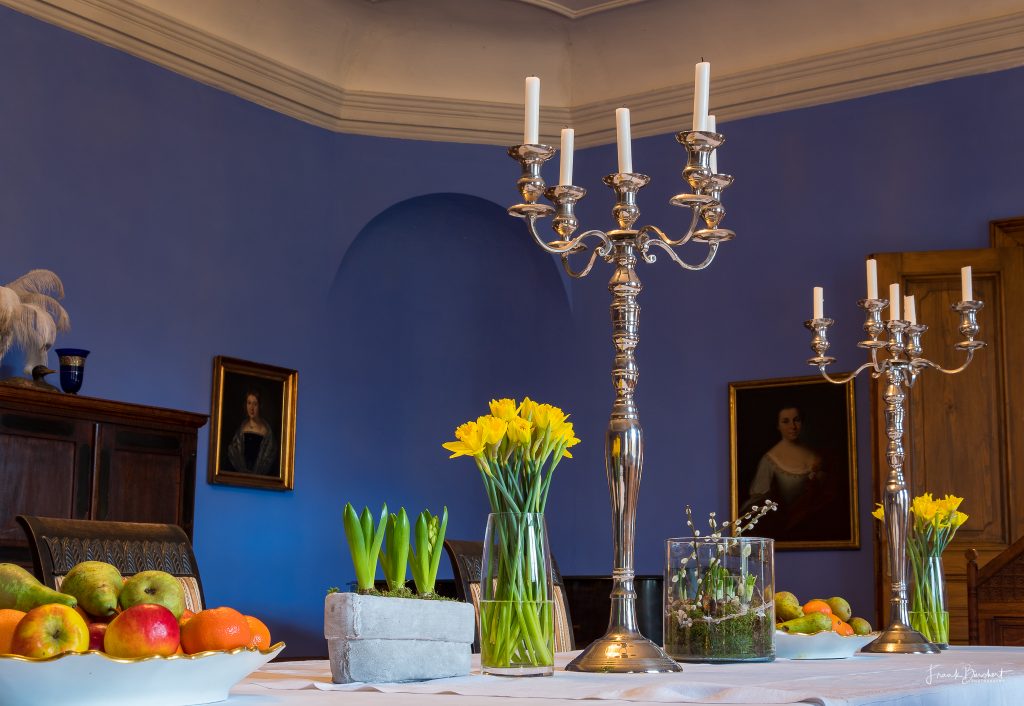 Blauer Salon Barockschloss Stülpe