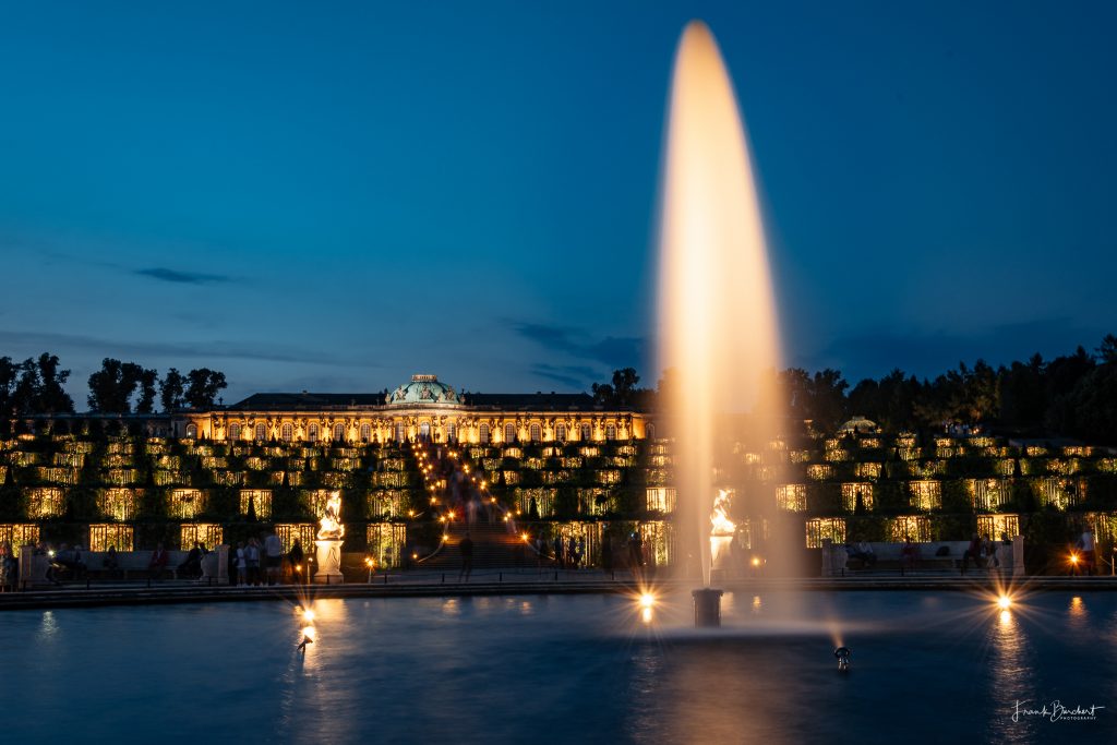 Schloss Sanssouci Schloss Sanssouci im Licht